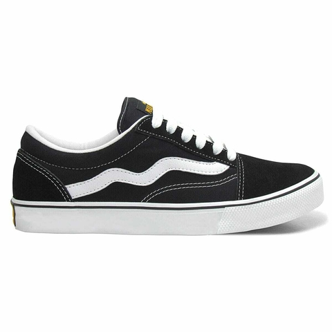 Tênis Mad Rats Old School Black/Branco - Preto