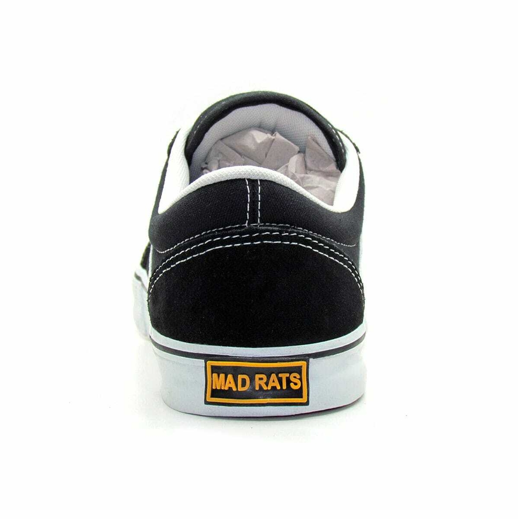 mad rats old school tenis black todo preto