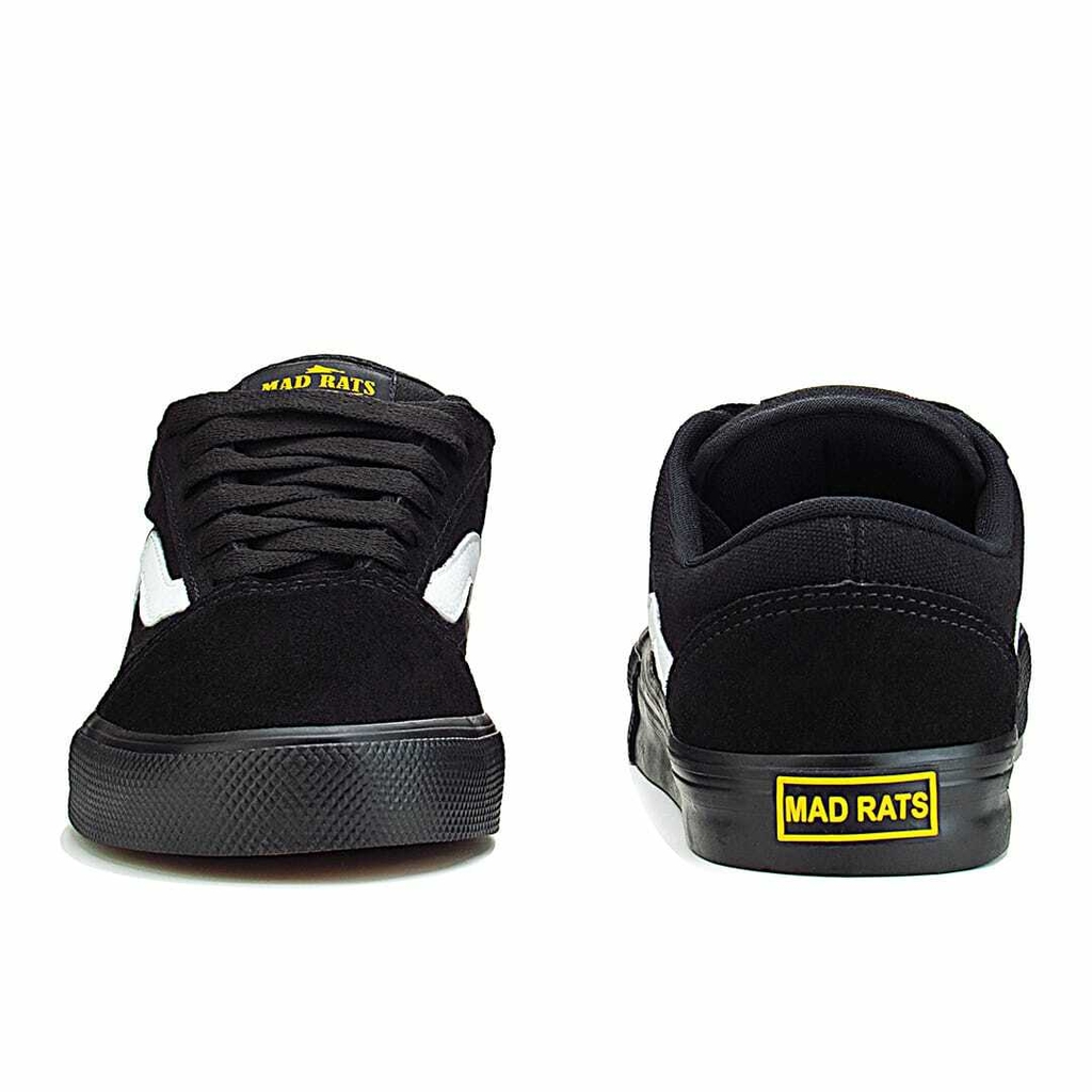 Tênis Mad Rats Old School Black/Branco - Preto