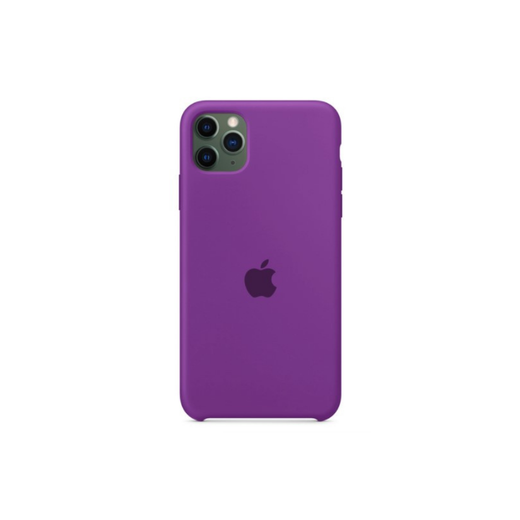 Capa de Silicone para iPhone 11 Pro Max - Roxo