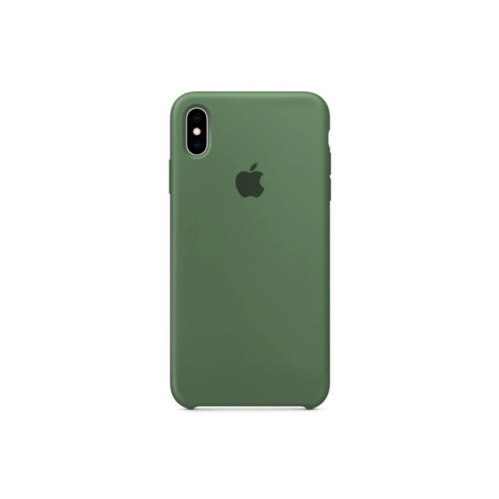 Capa de Silicone para iPhone XS Max - Verde Pacifico