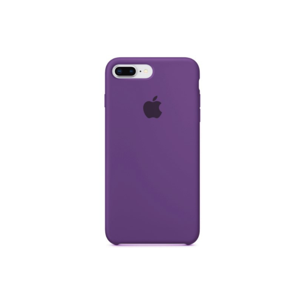 Capa de Silicone para iPhone 7 Plus e 8 Plus - Roxo