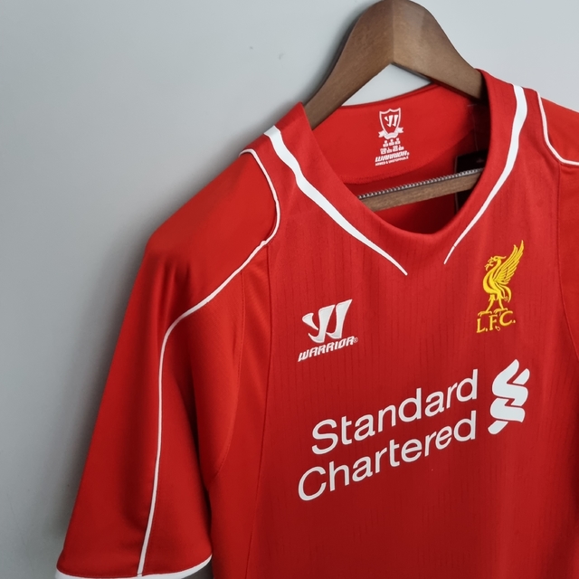 Camisa Liverpool Retrô 2014/2015 Vermelha - Warrior