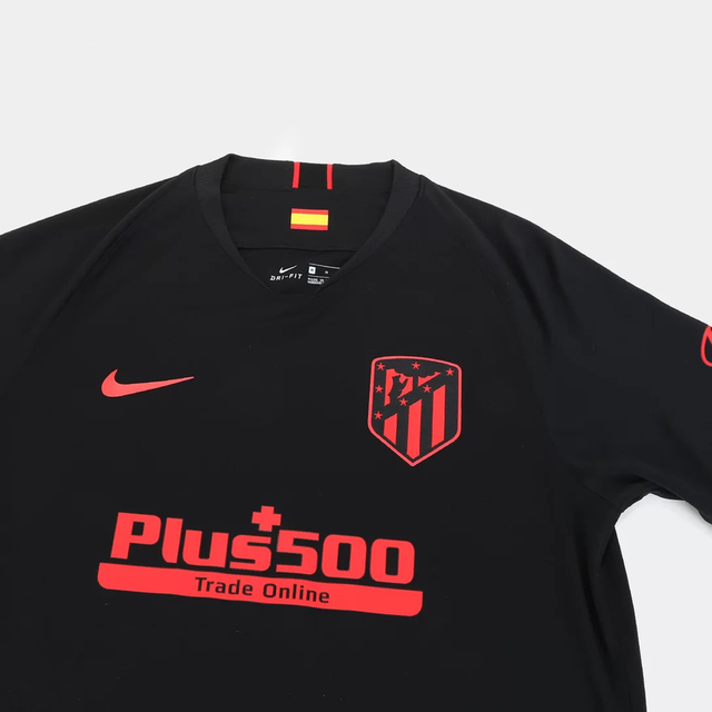 Camisa Atlético de Madrid II 19/20 Preto e Vermelho - Nike - Masculino  Torcedor