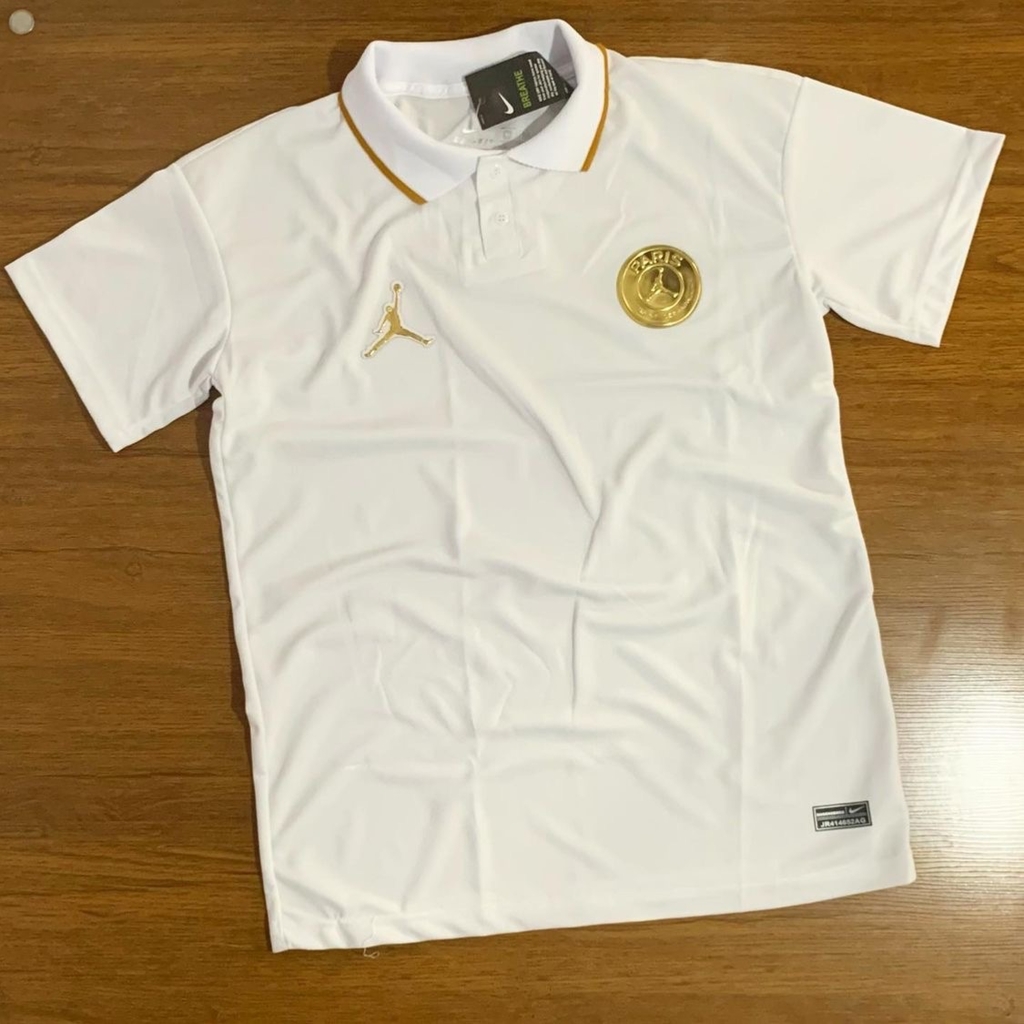 camiseta psg branca c/ dourado - Comprar em V&C Imports