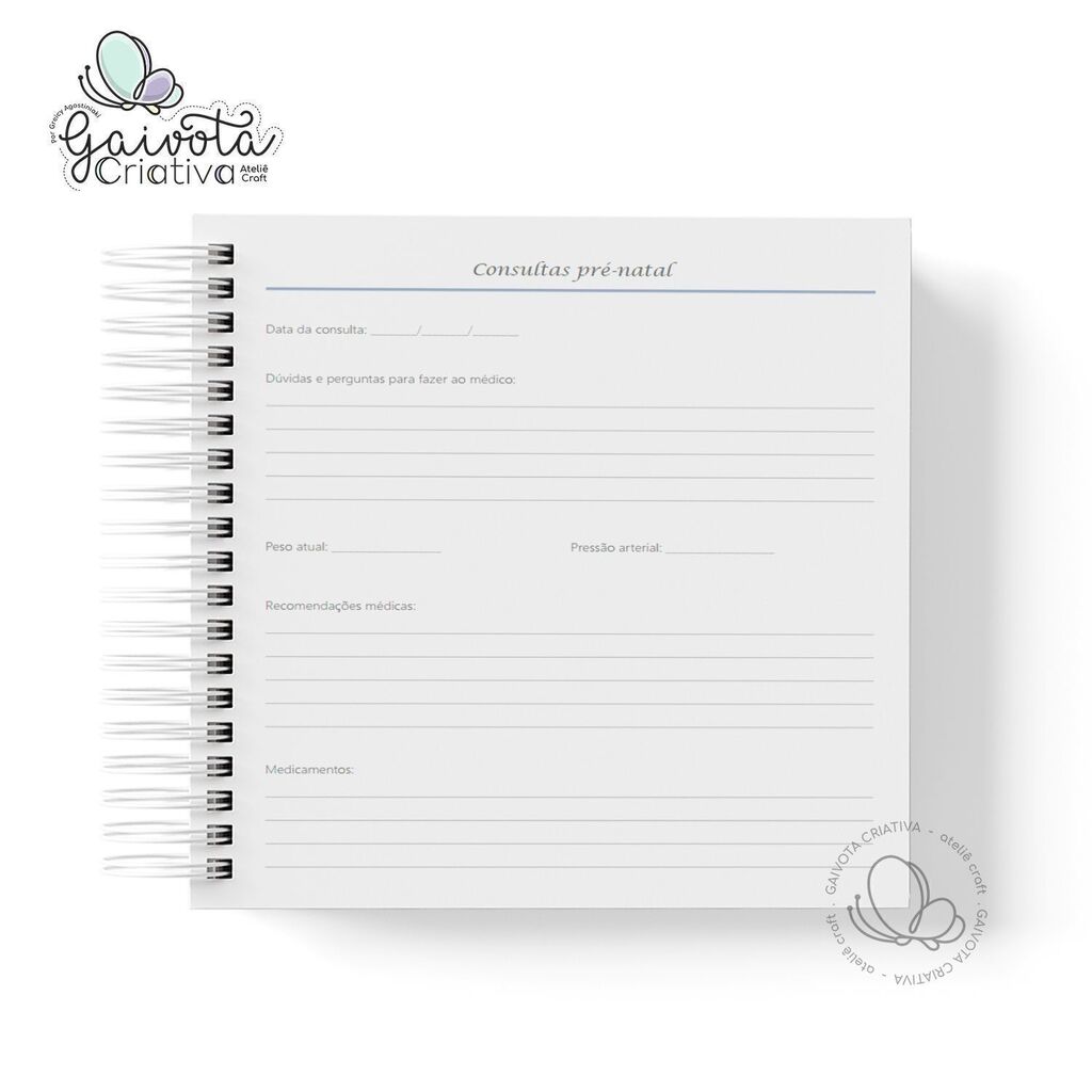 PLANNER DA GESTANTE - FLORAL 2 - Gaivota Criativa PLANNER DA GESTANTE - FLORAL 2 - Gaivota Criativa