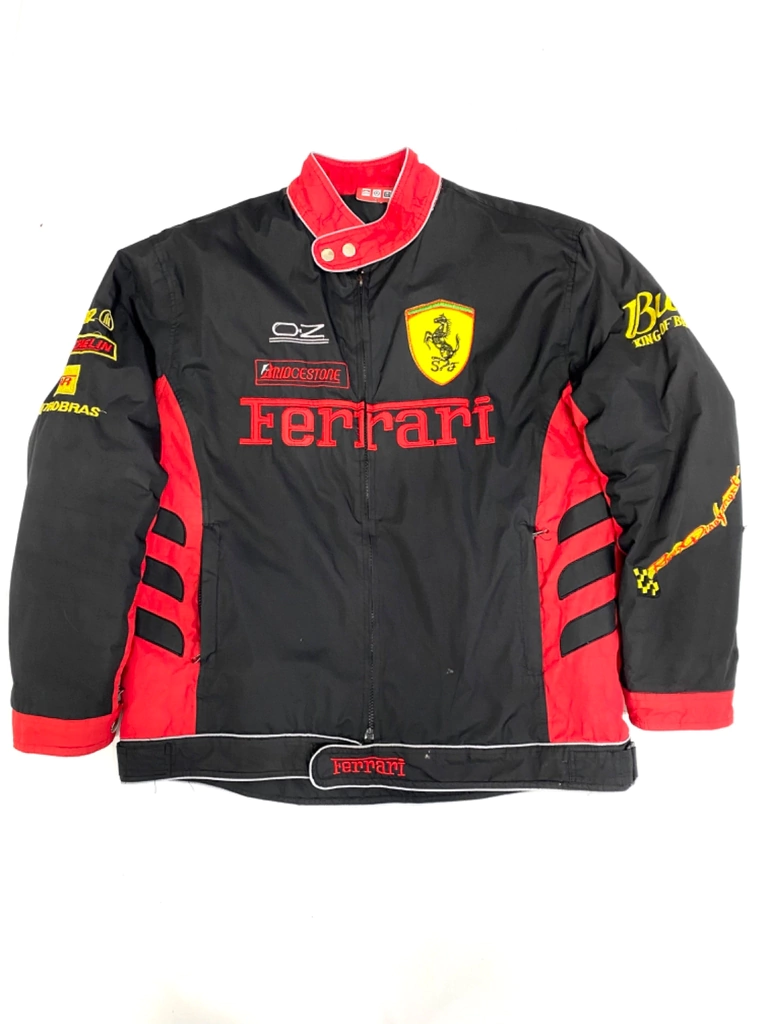 Jaqueta Racing Ferrari Black (G) - Odevy Brechó