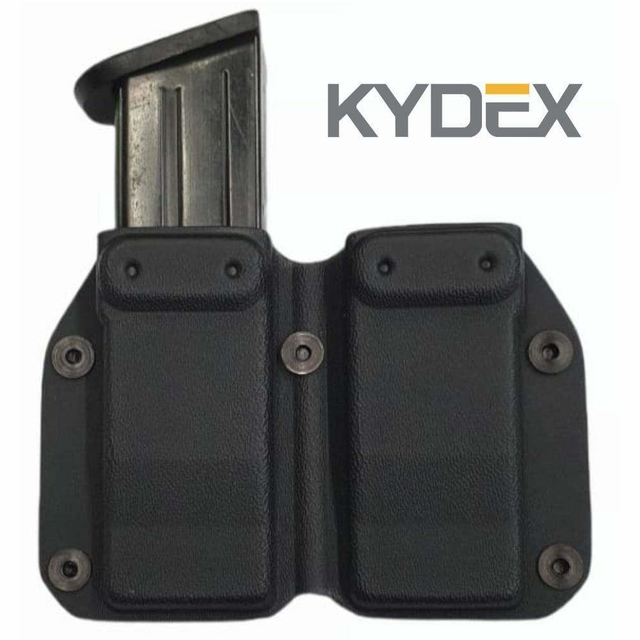 Porta Cargador Interno Kydex Doble 9mm y .40S&W Houston