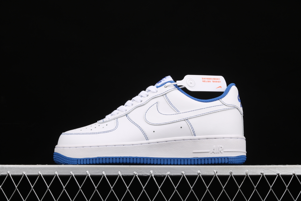 Nike Air Force 1 '07 'Contrast Stitch - White Game Royal