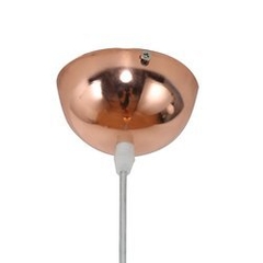 Luminaria colgante de vidrio cobre - tienda online
