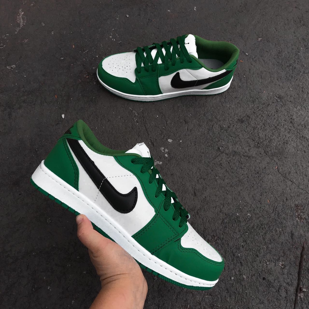 jordan low 1 pine green