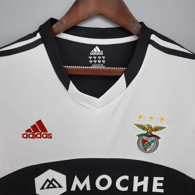 Camisa Benfica Retrô 2013/2014 Preta e Branca - Adidas