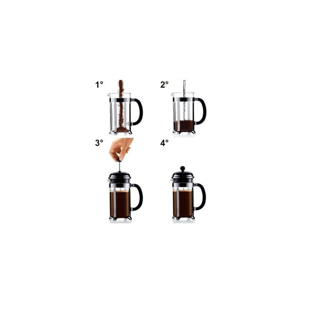 Cafetera Bodum Java Blanco French Press 1lt Envio Gratis