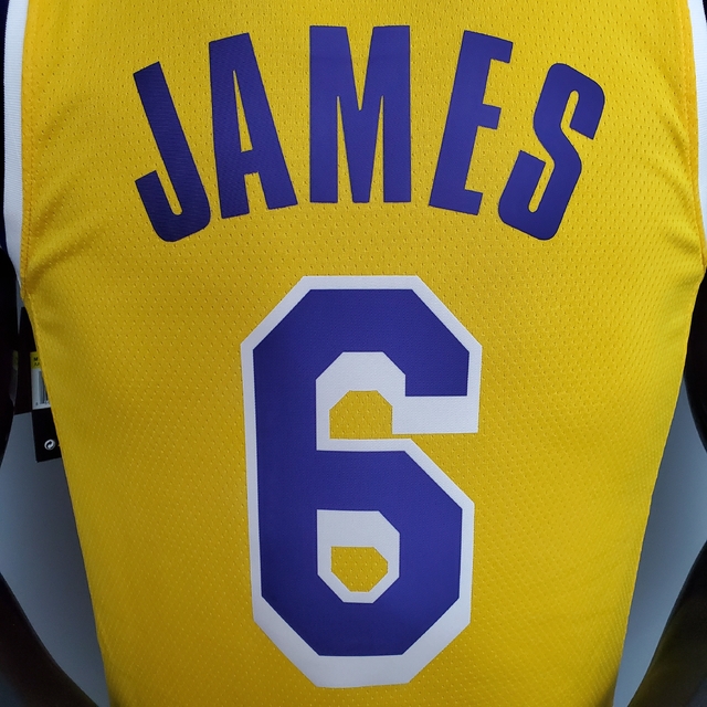 Camisa Lebron James nº 6 Los Angeles Lakers Nba | Fute Brasil