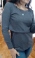 Sweater/Remera de Lanilla para amamantar
