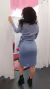 Vestido de Lanilla para Embarazo y Lactancia
