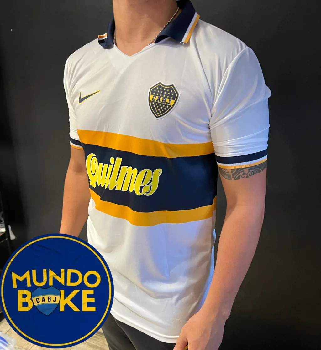 camiseta Blanca 1997 Boca juniors Maradona - mundobokee