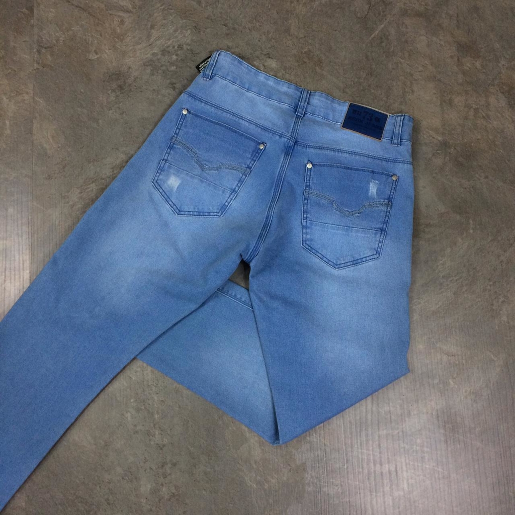CALÇA JEANS BIVIK AZUL CLARO - Tendencia Street Shop
