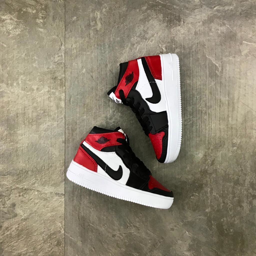 nike air jordan preto e vermelho