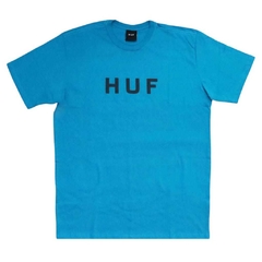 Camiseta Huf Azul Turquesa Logo