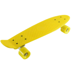 Skate Montado Penny Cruiser Mini-Long Amarelo 5.8" - comprar online
