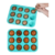 Molde Silicona Goma Horno Muffins Cupcakes X12 Reposteria