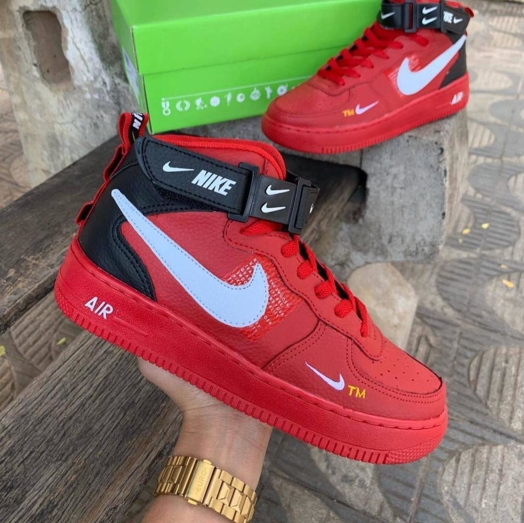 NIKE AIR FORCE CANO ALTO OFF WHITE - Acruxstore