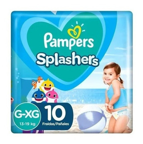 Pampers Splashers G/XG x 10, 13 - 19 kg