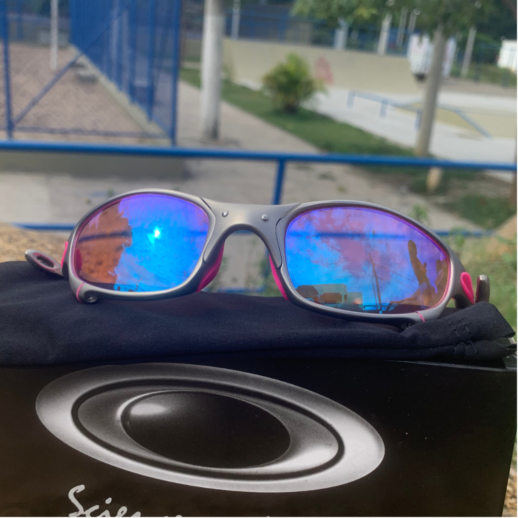 Óculos de Sol Oculos Juliet Romeo Flak Masculino Feminino Lupa