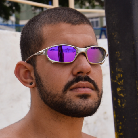 Óculos Juliet 24k 18k Oakley Óculos de Sol Oakley dourado UV