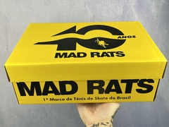 Tênis Skate Mad Rats Old School Preto Amarelo Pronta Entrega