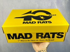 Tênis de Skate Slip On Rats Preto Amarelo