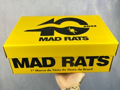 Tênis Mad Rats Old School Branco PU - Brabo Skate Shop