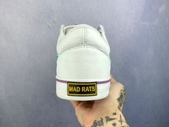 Tênis Mad Rats Old School Branco PU - Brabo Skate Shop