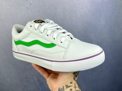 Tênis Mad Rats OldSchool PU Branco/Verde - Tênis Feminino