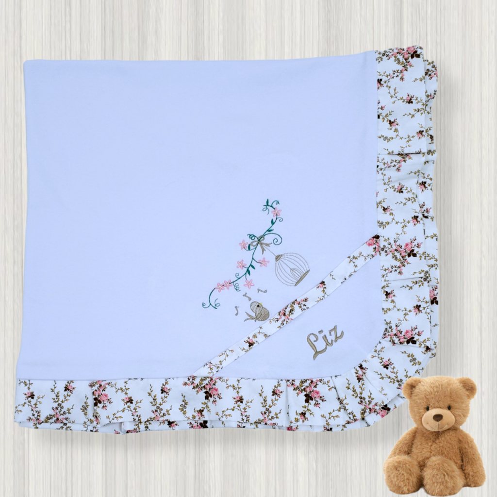 Manta Infantil Personalizada - Cantinho de Ninar