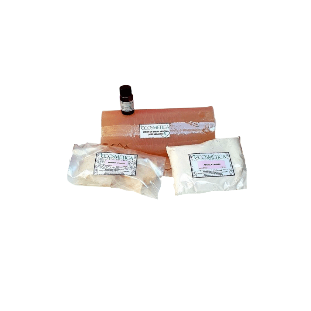 Kit Fabricación Jabón Vegano Artesanal + Receta Ecosmetica