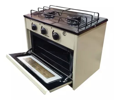 ANAFE FOCO 2 HORNALLAS GN COLOR ROJO – Mas Gas