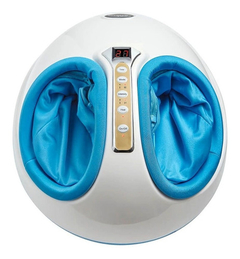 Massageador Airbag Foot Branco E Azul Supermedy - comprar online