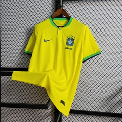 Imagem do Camisa 1 Seleção do Brasil Home 2022 - Adulto Torcedor - Amarelo Masculino