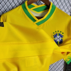 Camisa Seleção do Brasil Edição Especial Cristo Redentor - Adulto Torcedor - Amarelo Masculino - Portal Imports Esportes