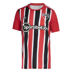 Camisa 2 São Paulo Away 2022 - Torcedor Adulto - Masculino Preta e Vermelho