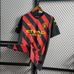 Imagem do Camisa 2 Manchester City Away 2022 - Adulto Torcedor - Masculina Preta