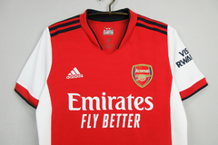 Camisa 1 Arsenal Home 2021/2022 - Adulto Torcedor - Masculina Listrada - comprar online