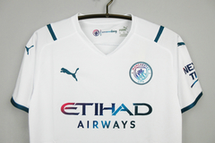 Camisa 2 Manchester City Away 2021/2022 - Adulto Torcedor - Masculina Branco