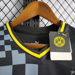 Imagem do Camisa 2 Borussia Dortmund Away 2022 - Torcedor Adulto - Masculino Preta