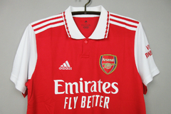 Camisa 1 Arsenal Home 2022 - Adulto Torcedor - Masculina Listrada