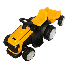Trator com Reboque Removível Bang Toys Amarelo - comprar online