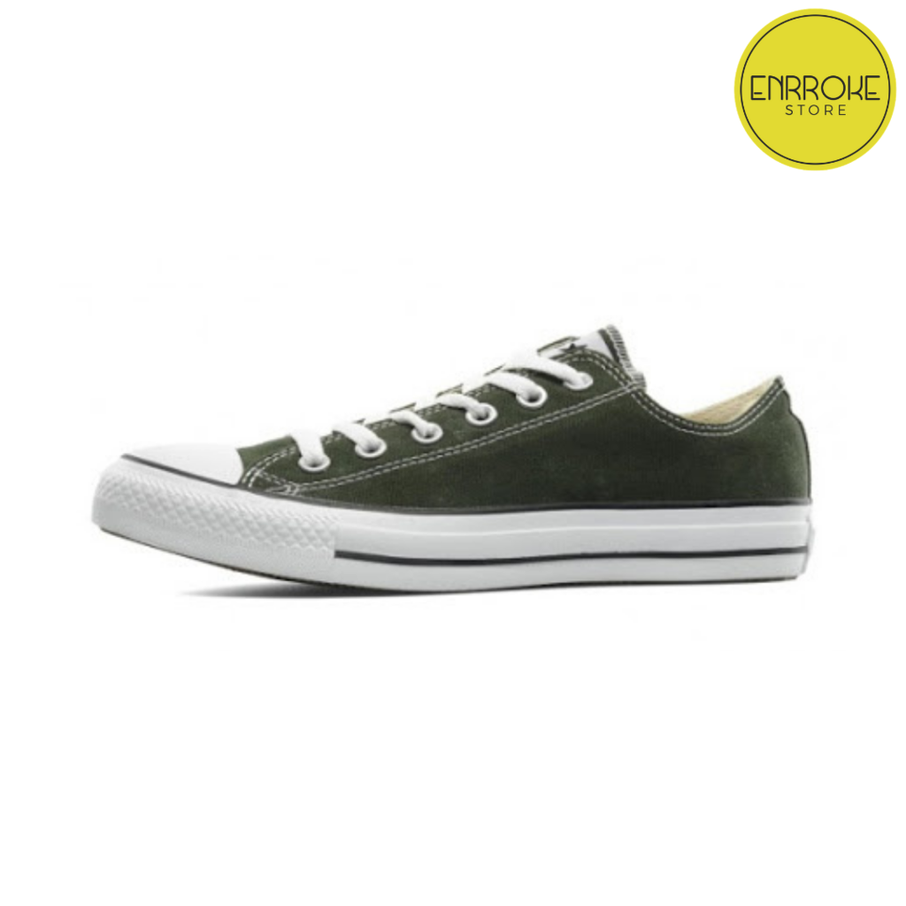 converse verde militar falso