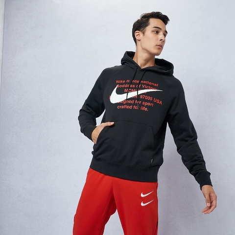 Nike NSW Buzo French Terry Hoodie Black - LaRepo